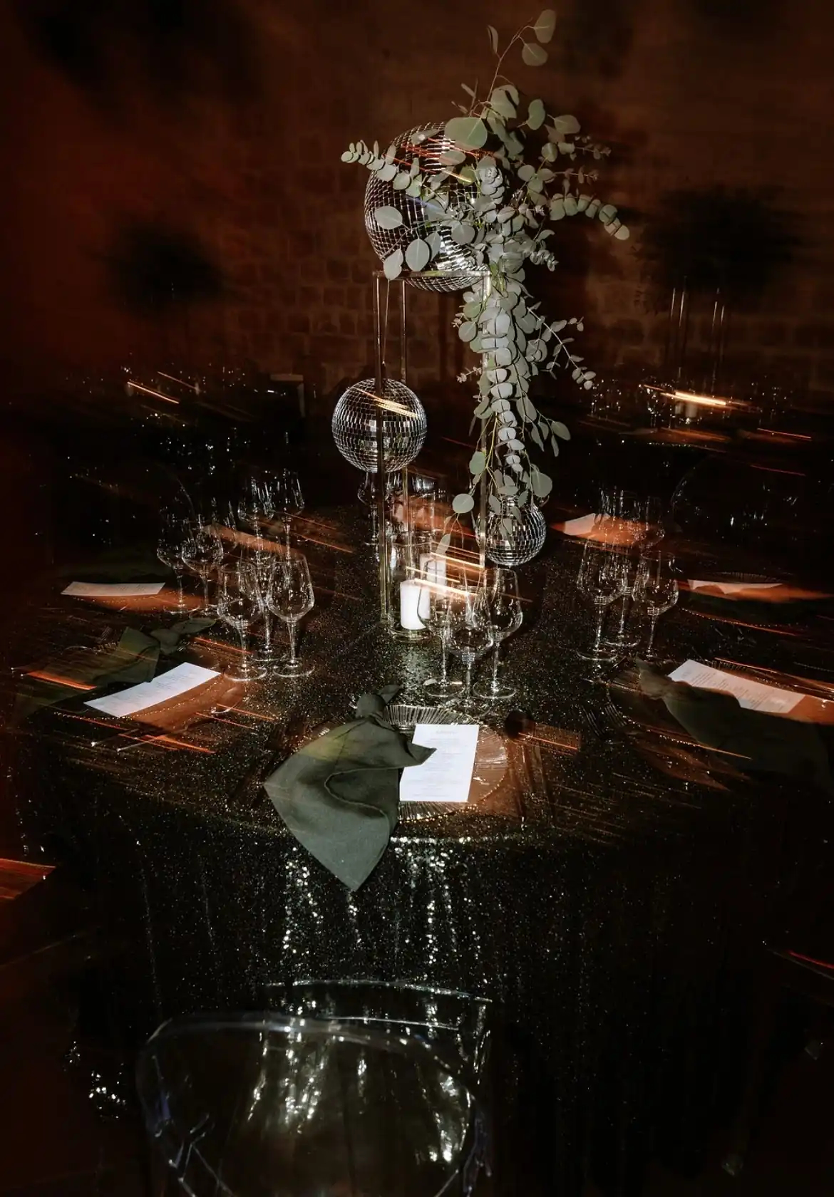 Table set for dinner