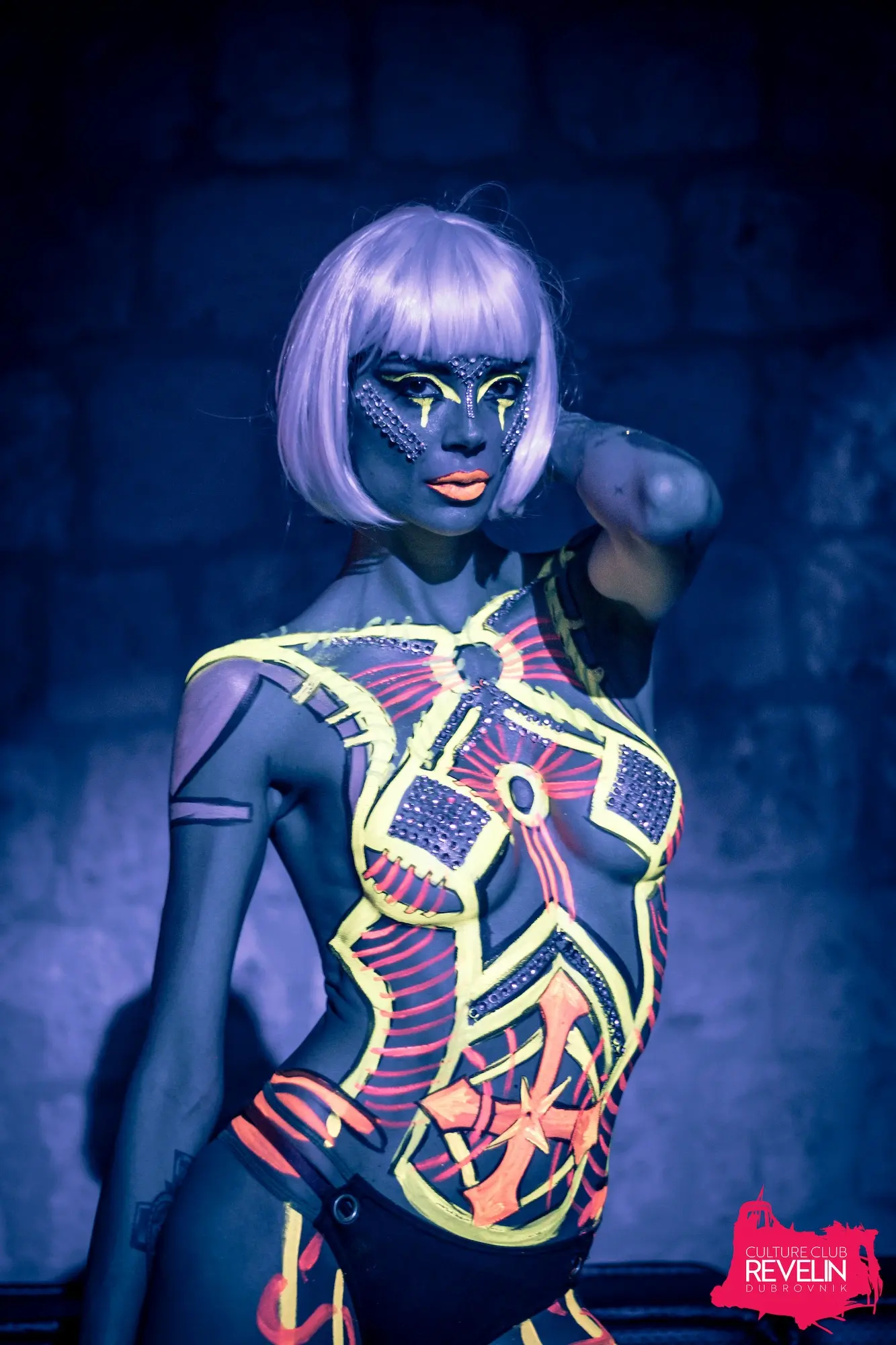 dancer with body paint