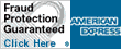 American Express fraud protection guaranteed