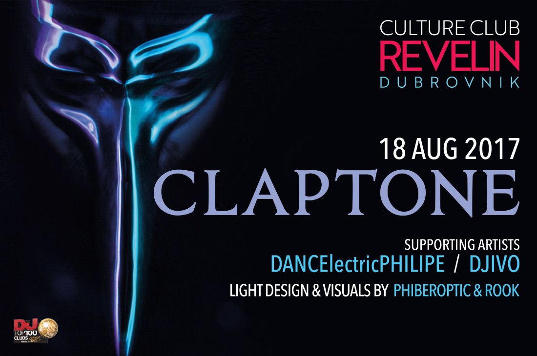 Claptone at Culture Club Revelin Dubrovnik-Aug 18th 2017
