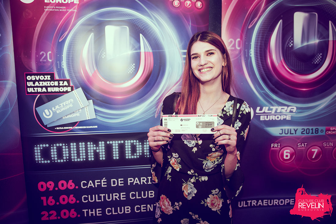 Ultra Europe 2018 lucky ticket winner!, Nightclub Revelin, Countdown to Ultra Europe, June 16th, 2018.