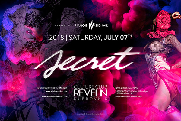 The Secret by Revelin nightclub, July 7th 2018