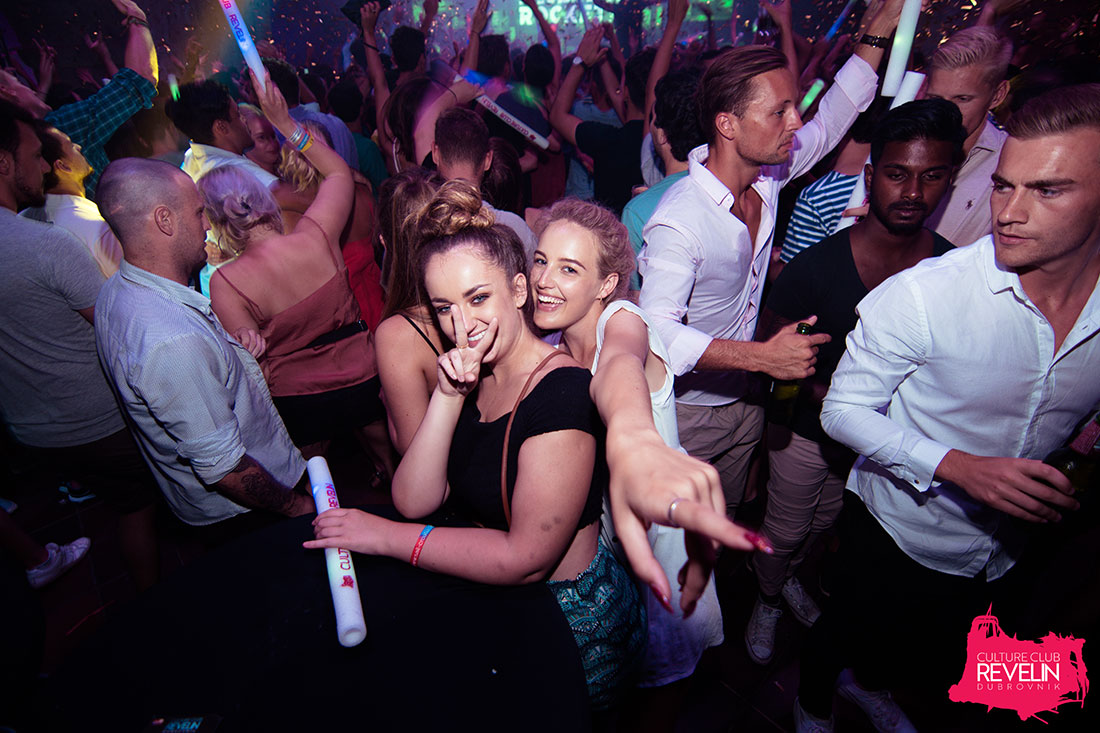 Festival people in Revelin nightclub
