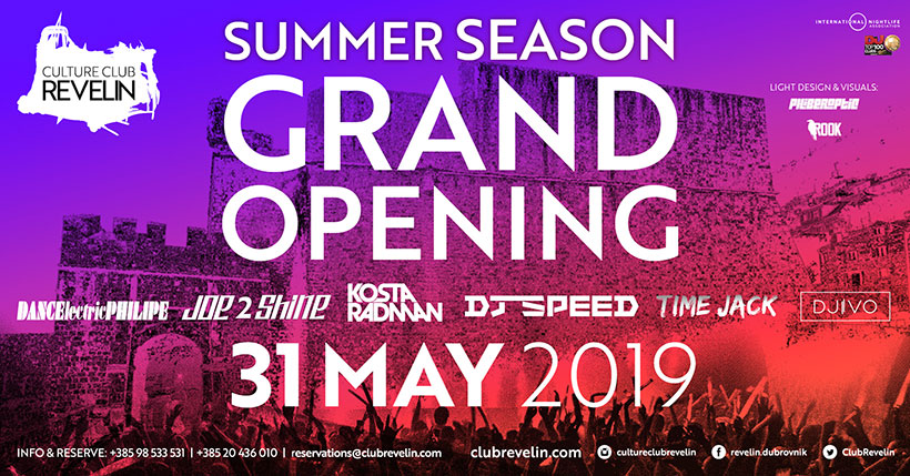 Summer Season Grand Opening, 31. svibnja 2019, Revelin