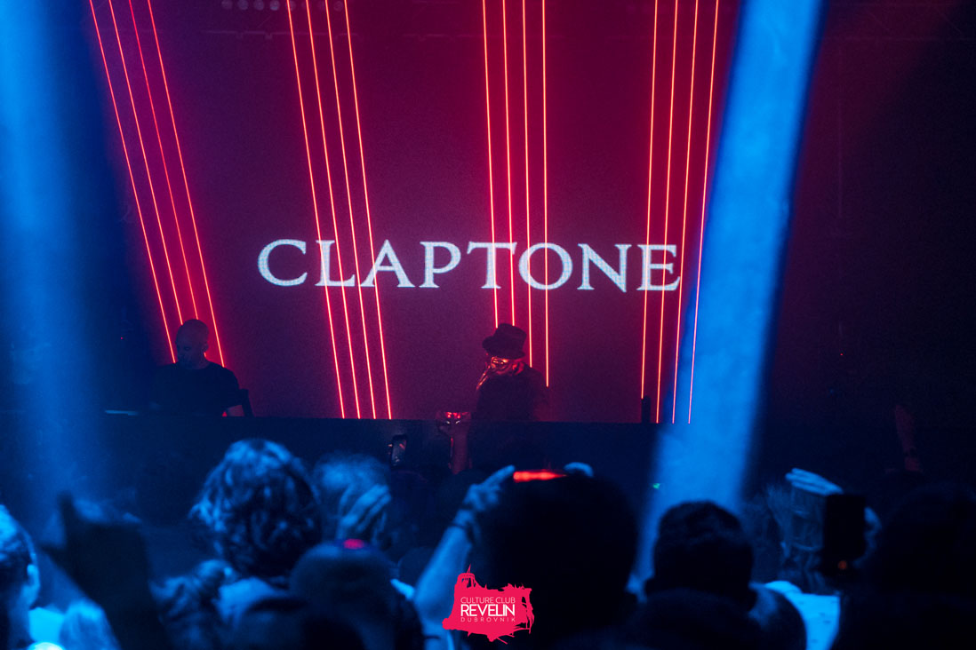 Claptone performing for Revelin guests